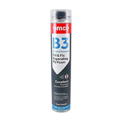 TIMco 247641 Fill & Fix Expanding B3 Gun Grade-750ml PU Foam