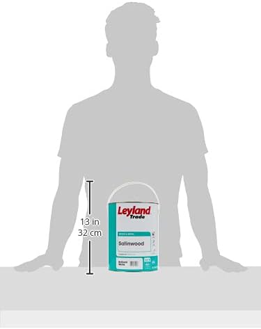 Leyland Trade Satinwood Paint - Brilliant White 5L