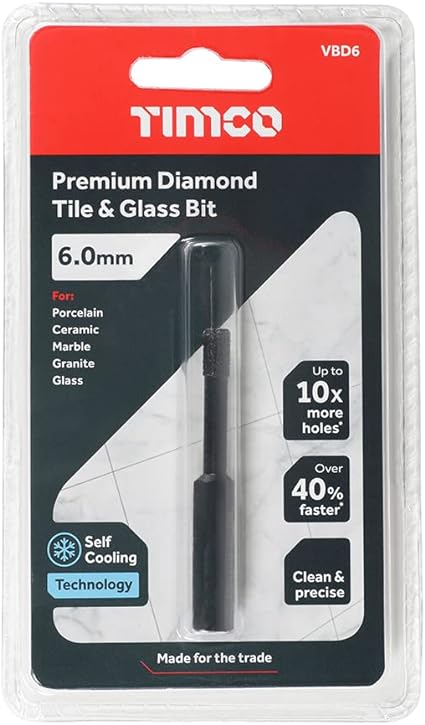 TIMCO Premium Diamond Tile & Glass Bit - 6.0mm