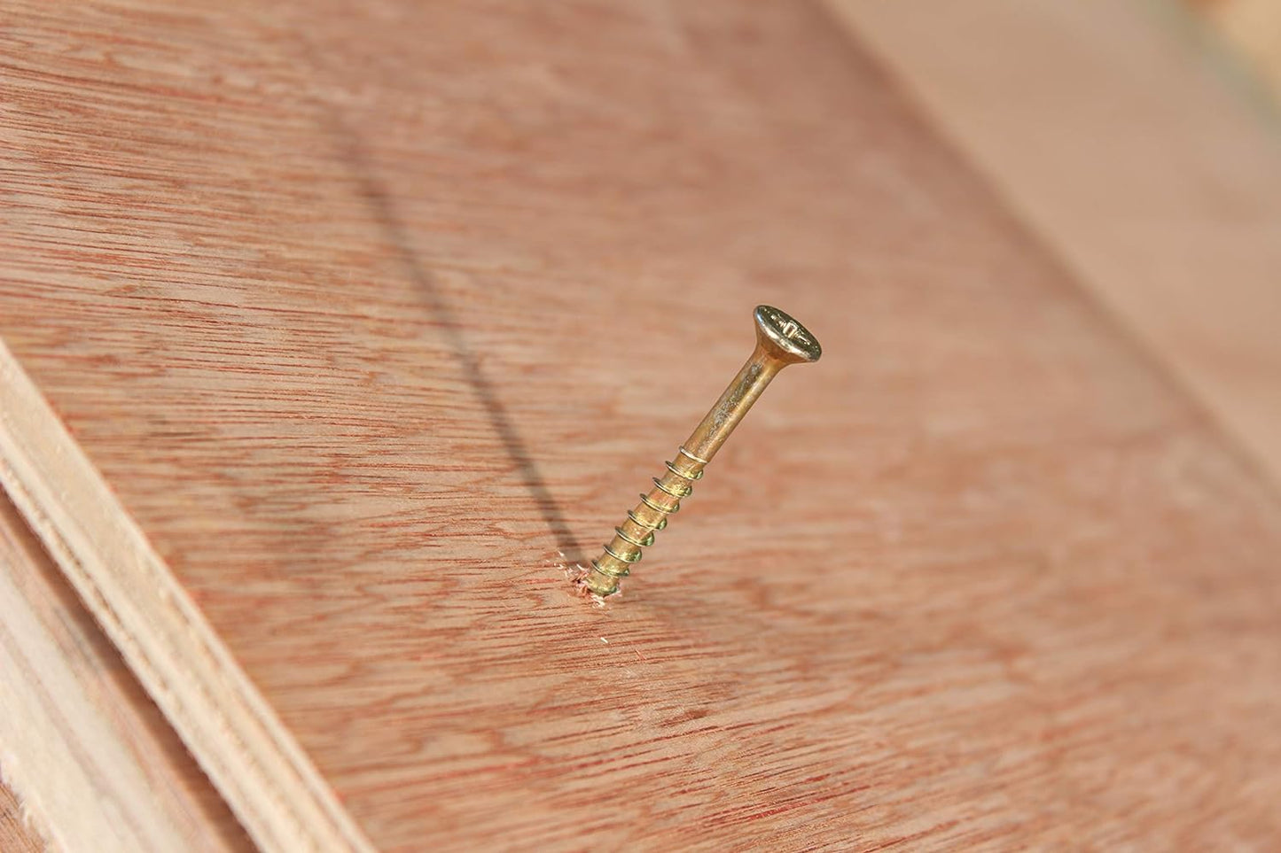 TIMCO Solo Chipboard & Woodscrews - PZ - Double Countersunk - Yellow - 5.0 x 100mm - Box of 100