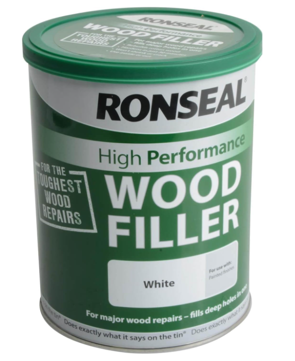 Ronseal HPWFW1K High Performance Wood Filler White 1 kg