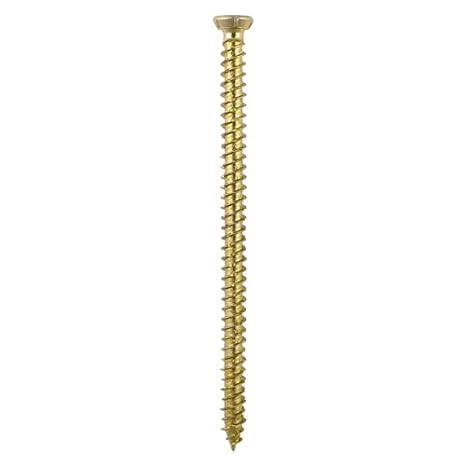 TIMCO - Concrete Screws - TX - Flat Countersunk - Yellow (Size 7.5 x 120-100 Pieces)