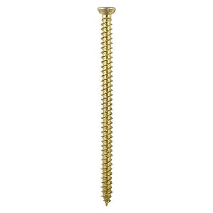 TIMCO - Concrete Screws - TX - Flat Countersunk - Yellow (Size 7.5 x 120-100 Pieces)