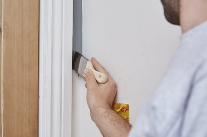 ProDec 2 inch Woodworker Short Handle Paint Brush for a Smooth Finish Painting with Emulsion, Gloss, Satin, Undercoat, Primer, Woodstain, Varnish on Walls, Ceilings, Wood, Metal, 2 Inch 50 mm