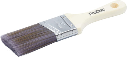 ProDec 2 inch Woodworker Short Handle Paint Brush for a Smooth Finish Painting with Emulsion, Gloss, Satin, Undercoat, Primer, Woodstain, Varnish on Walls, Ceilings, Wood, Metal, 2 Inch 50 mm